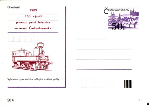 CDV 192 XXXIII / 89 - CZ 1989 99 008 **